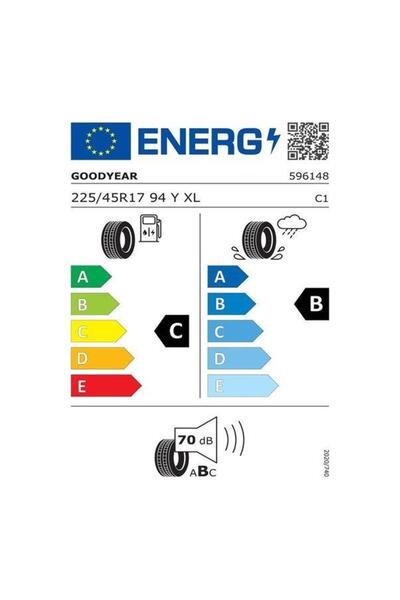 Goodyear Lassa Eagle Sport 225/45/R17/94Y XL Yaz Lastiği (Üretim Yılı 2024)