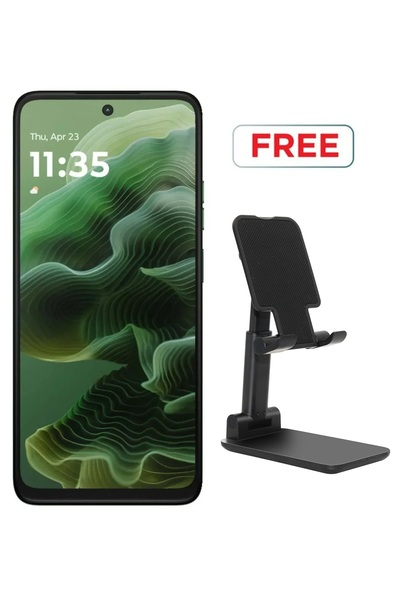 Motorola G35 Nano + eSIM Leaf Green 8GB RAM 128GB 5G With folding desktop phone stand
