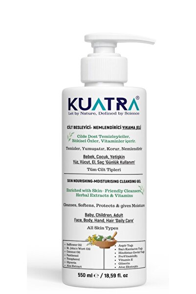 KUATRA Nemlendirici Besleyici Temizlik Jeli 550ml (KOKUSUZ)