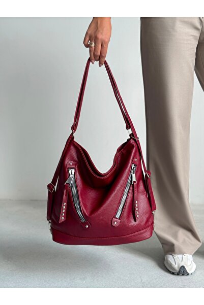 KIRASE НОВА ЯКІСНА М'ЯКА ШКІРЯНА БАГАТОСЕКЦІЙНА СУМКА ЧЕРЕЗ ПЛЕЧЕ ВЕЛИКОГО РОЗМІРУ