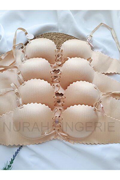 Acemoğlu dolgulu Telsiz Balensiz Kadın Günlük Kaplı Toparlayıcı Sütyen