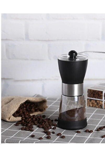 Avatto Kahve Değirmeni CG-50gr – Seramik Öğütücü, Cam Hazne ve Paslanmaz Çelik