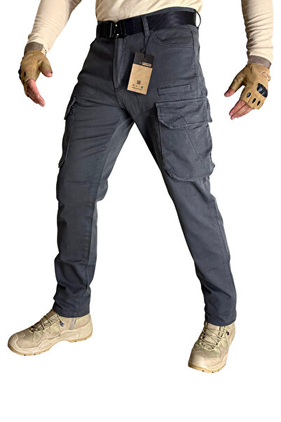 Polviton Gray 21 Men's Cargo Pants Fabric