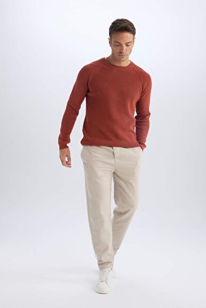 DeFacto %100 Pamuk Regular Fit Normal Kesim Yazlık Jogger Pantolon D1045AX25SP
