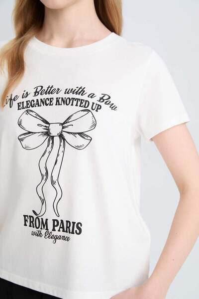 DeFacto Κοντομάνικο μπλουζάκι Coool Regular Fit Crew λαιμόκοψη E0629AX25SM