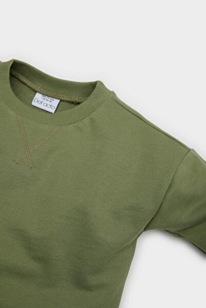 DeFacto Erkek Bebek Bisiklet Yaka Basic Düz Sweatshirt A7343A525SP