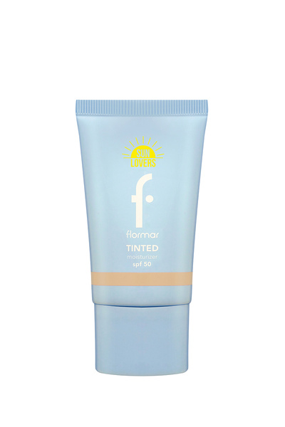 Flormar Sun Lovers Moisturizing Effect & Natural Finish Tinted Sunscreen Spf50-003 Ivory Nude