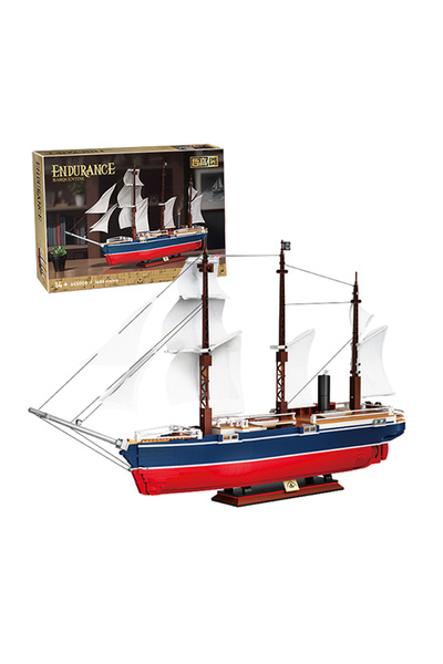 Choice مجموعة بناء سفينة قراصنة سوداء من إندورانس، 1424 قطعة، مع صندوق، نموذج...