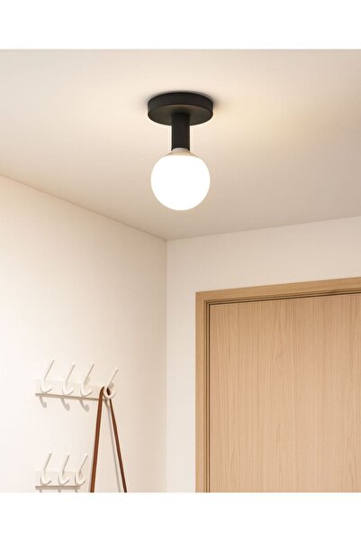 VENON 1 Adet Ricardo Siyah Plafonyer Oda Hol Antre Koridor Salon Aplik Banyo Otel Aydınlatma Yatak Odası
