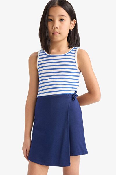 DeFacto Kız Çocuk Basic Düz Şort Etek B4465A825SM