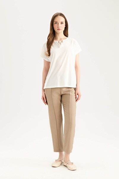 DeFacto Crew Neck Casual Short Sleeve T-Shirt C1874Ax25Sp