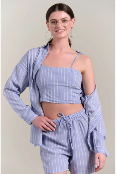 Sevilen Tekstil Bustieră de damă în dungi