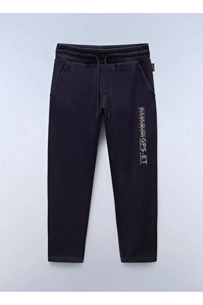 Napapijri بنطال رياضي مستقيم الساق مستقيم أزرق كحلي للأولاد NP0A4I5L1761-K M-...