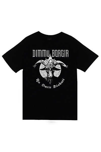 fame-stoned Dimmu Borgir - Muzički bend Štampano Unisex 100% pamuk Crna T-shirt