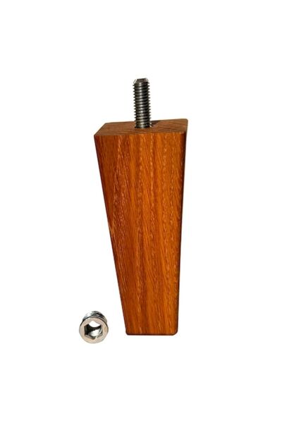 OEM Picior pentru canapele si mobilier H120 mm lemn stejar masiv trapezoidal cu surub M8 mm