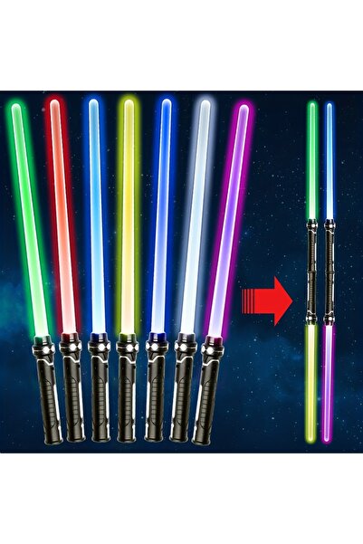 Choice سيف طويل آخر قابل للجمع 2 في 1، سيف ليزري طويل، لعبة ضوء حرب، سيف شفاف