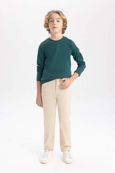 DeFacto Μακρυμάνικο μπλουζάκι για αγόρι με κανονική εφαρμογή