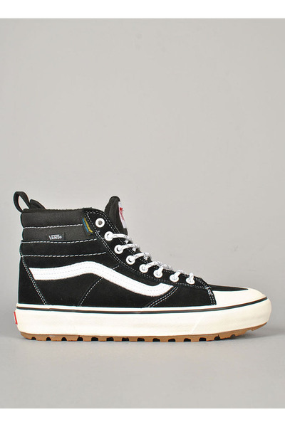Vans حذاء رياضي نسائي أسود مقاوم للماء طراز VN000CVT6BT1-MTE Sk8-Hi