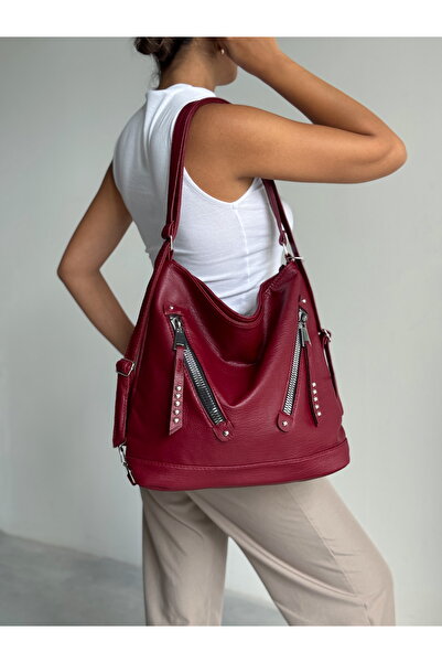 KIRASE НОВА ЯКІСНА М'ЯКА ШКІРЯНА БАГАТОСЕКЦІЙНА СУМКА ЧЕРЕЗ ПЛЕЧЕ ВЕЛИКОГО РОЗМІРУ