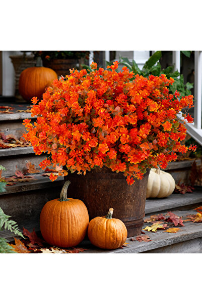 Arkotex Set 6 Buchete Flori Artificiale de Toamna, ARKOTEX, Rezistente UV, Po...