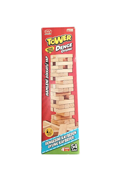 Elif İş Eğitimi Denge Oyunu- Jenga- 54 parça