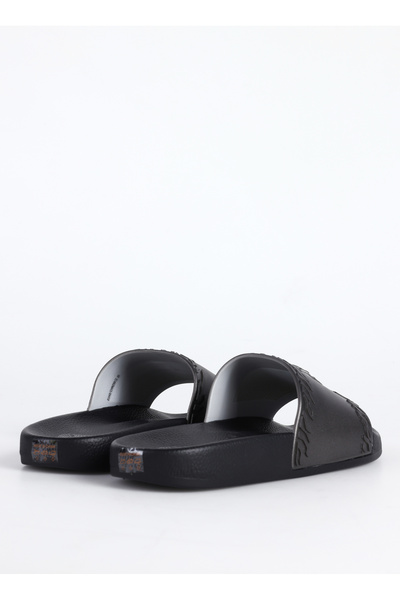 Just Cavalli Siyah-Metalik Erkek Terlik FONDO POOL DIS. 1