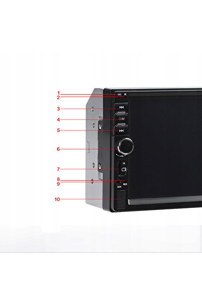 All Player video auto 2 DIN cu ecran tactil de 7 inch WDS-30 cu Bluetooth, sistem handsfree, radio, MP3, WMA, MP4, AU