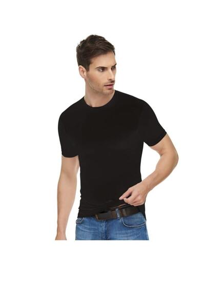 Tutku Elit 1301 Men's Elastic Zero-Neck T-Shirt 6 Pieces
