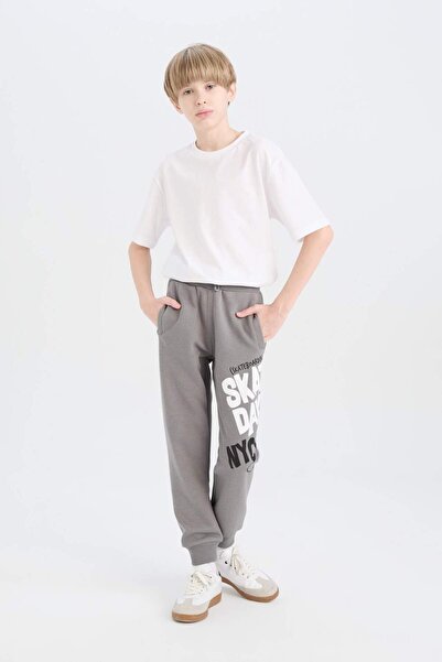 DeFacto Boy Printed Elastic Waist Sweatpants D9927A825Sp