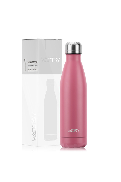 Choice زجاجة مياه من الفولاذ المقاوم للصدأ معزولة ومفرغة من الهواء سعة 500 مل...