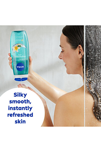 NIVEA Frangipani & Oil Shower Gel, Refreshing Body Wash Floral Scent, 500ml