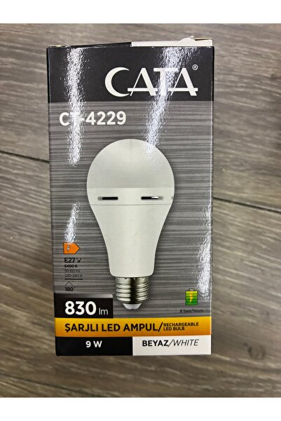 Cata Şarjlı Led Ampül Ct4229 Beyaz ışık