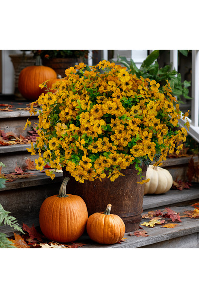 Arkotex Set 8 buchete de flori artificiale, ARKOTEX, rezistente la UV, plasti...