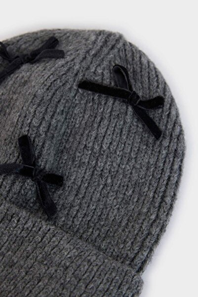 DeFacto Women's Ribbon Knitwear Beanie E8282Ax24Wn