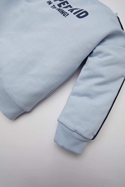 DeFacto Hanorac cu imprimeu cu guler rotund pentru bebeluși E3676A525SP