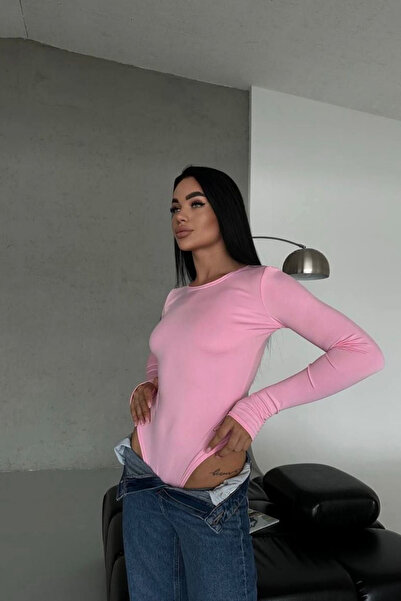 thesunfyre Γυναικεία μπλούζα με μακρύ μανίκι από πολυαμίδιο με λαιμόκοψη και ...