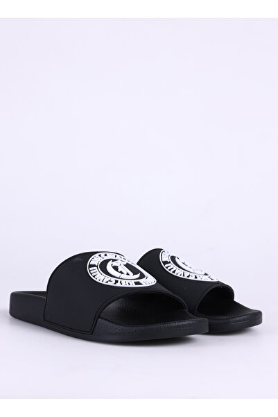 Just Cavalli Siyah-Beyaz Erkek Terlik FONDO POOL DIS. 4