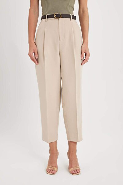 DeFacto Carrot Fit magas derekú, rövid lábú, bokáig érő nadrág zsebekkel