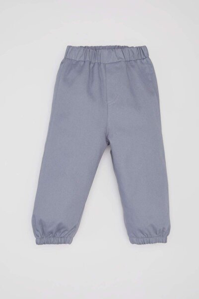 DeFacto Erkek Bebek 2'li Takım Çizgili Gömlek Beli Paçası Lastikli Alt E2293A525SP