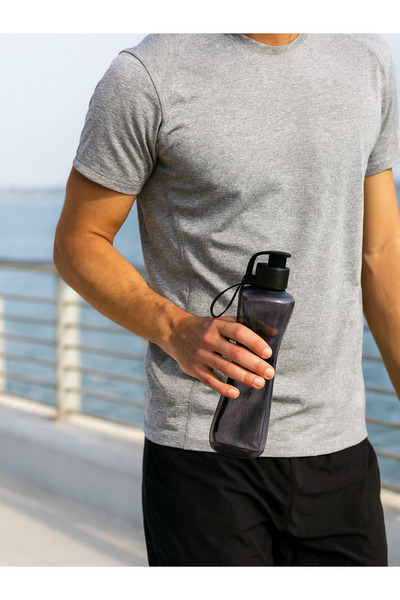 Blissra 750 ml Glass Water Bottle – Leakproof Plastic Lid Flask