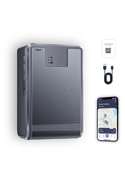 Vala Tech Tracker GPS Auto Vala Tech®️, 4G+2G, Baterie 20000mAh, Stand-By 120...