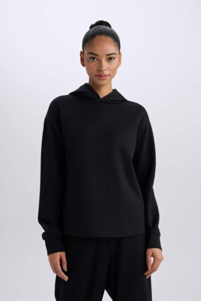 DeFacto Basic Sweatshirt with Hood for Skuba Diver Sportsman - A5626Ax25Sp