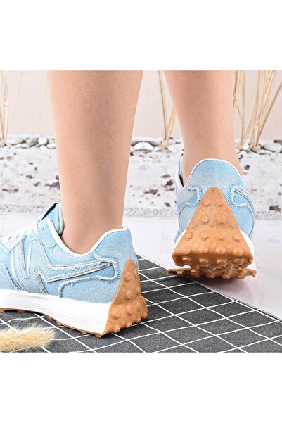 Tmall Pantofi sport pentru femei, denim, D1434, albastru deschis