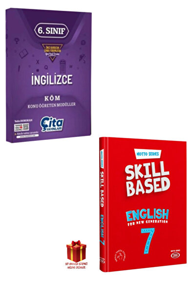 Başka Yayıncılık Çita Yayınları 6. Sınıf Konu Öğreten Modüller+İngilizce Soru Bankası+Hediye