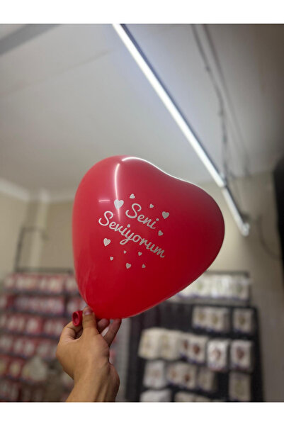 BALON DİYARI Heart Balloon Candle Tablecloth Dried Rose Valentine's Wedding Day Special