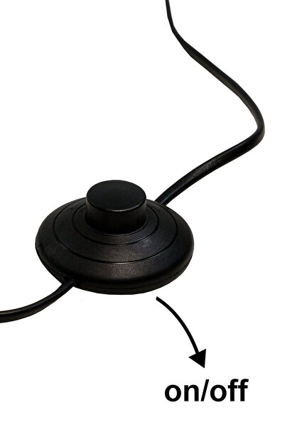 HOMİNG Homing Mono Metal Lambader Ekru Krem Başlık 152 cm 241801