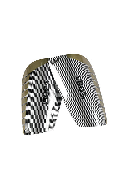 Choice زوج واحد من واقيات الساق العالمية لكرة القدم باللون الرمادي الداكن