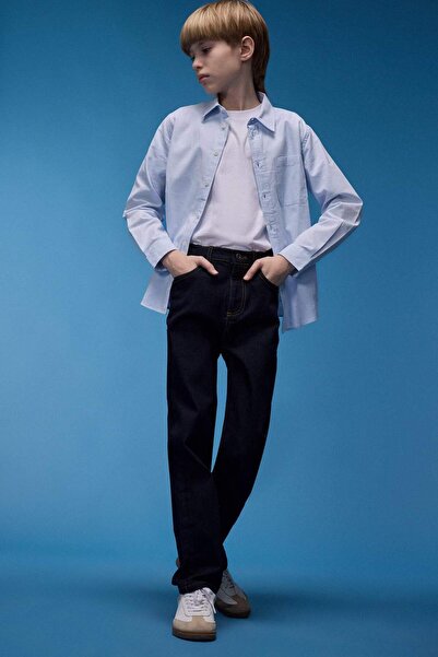 DeFacto Erkek Çocuk Straight Fit Düz Paça Jean Pantolon D6474A825SM