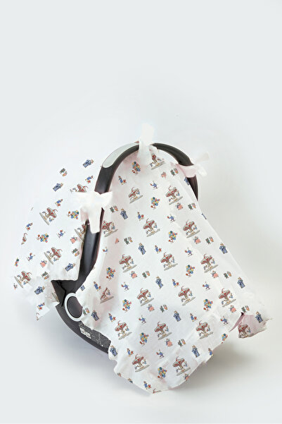 Atelier Babbi 100% Cotton Stroller Cover - Funfair