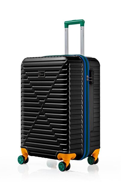 louisiana polo Kabin Boy %100 Polikarbon Valiz 4x2 Teker Siyah 1088